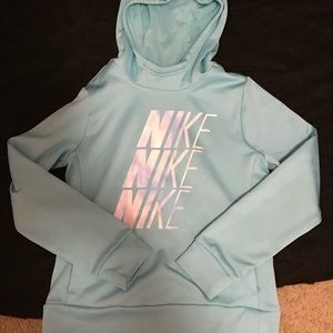 Nike girls fleece hoody youth M